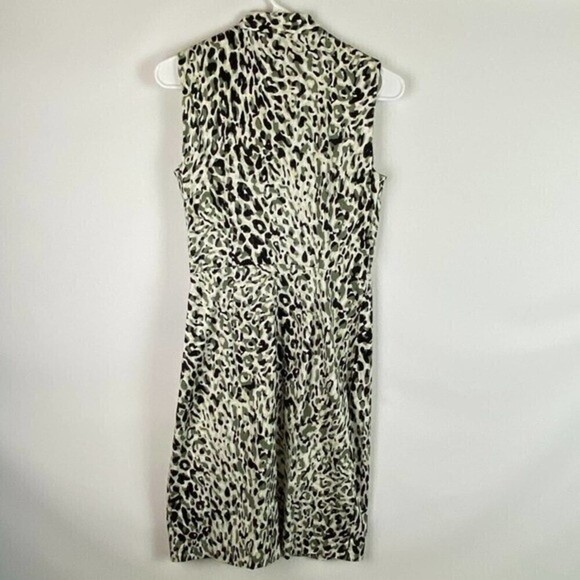 Calvin Klein Dress Womens Size 8 Animal Print Multicolor Sleeveless - Picture 9 of 11